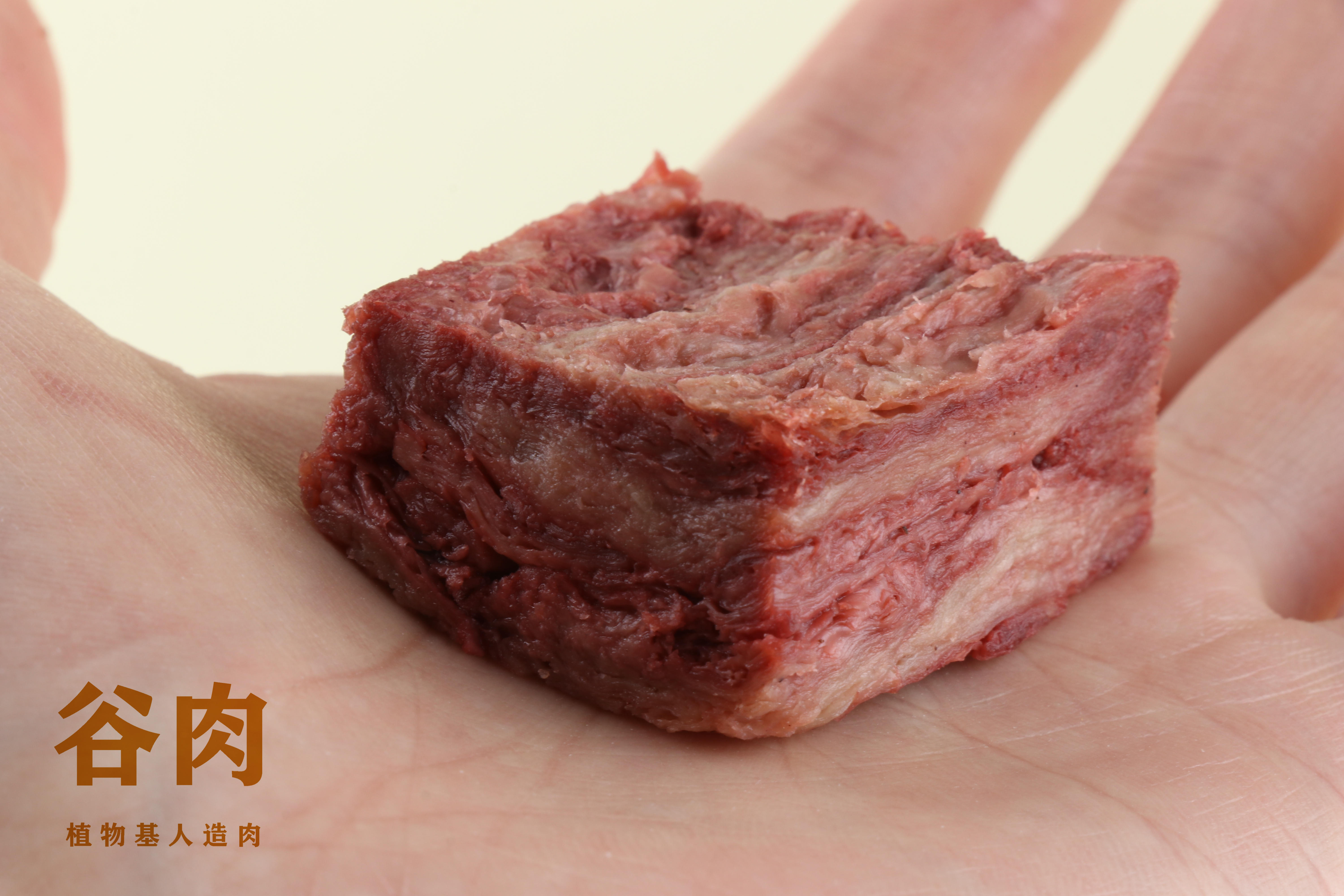 「谷肉」連續(xù)完成兩輪千萬元級融資，推出高端植物肉品牌「植無極」，主打“大塊植物牛肉”